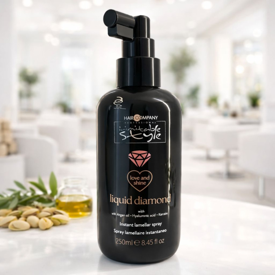 Spray instant Liquid Diamond pentru strălucire și hidratare, 250 ml